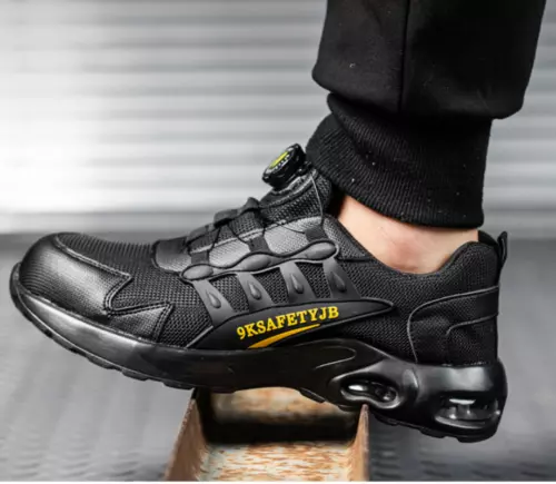 Leicht Arbeitsschuhe Herren Sicherheitsschuhe Stahlkappe S3 Sport Sneaker - Bild 3 von 13