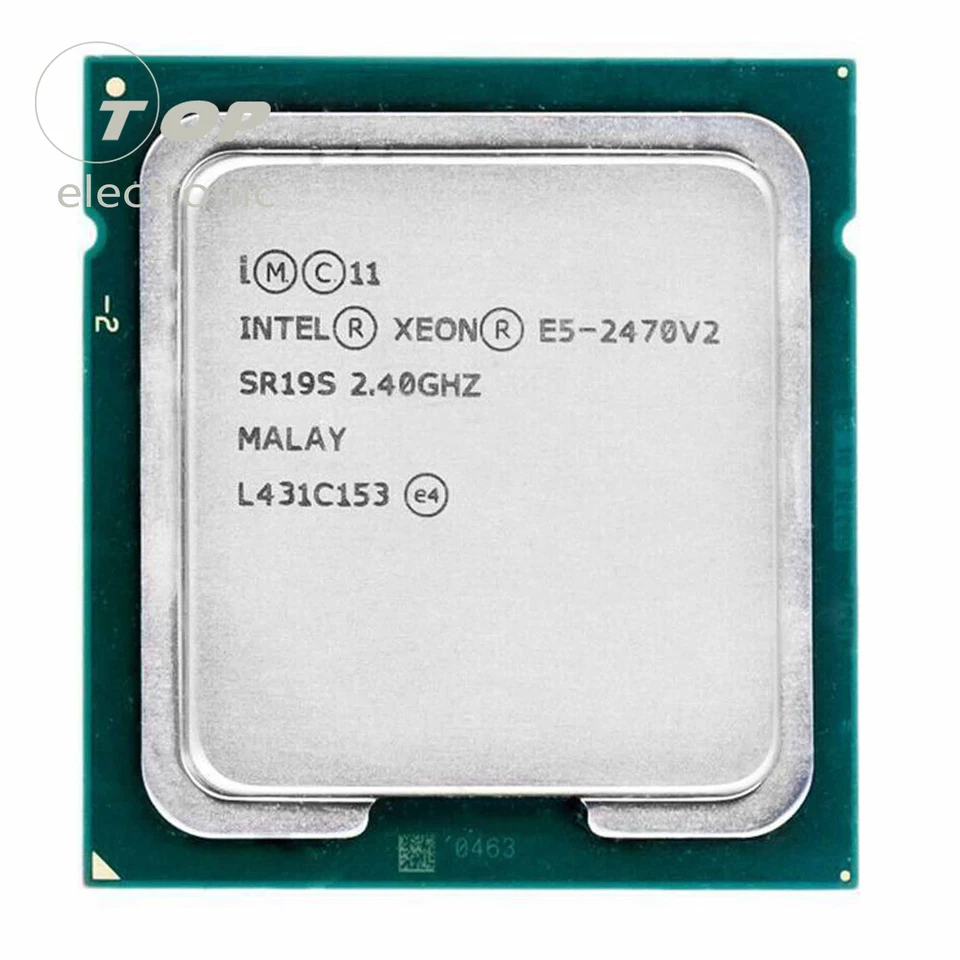 Intel Xeon E5-2470 V2 SR19S 2.4GHz 10 Cores 20 Threads 95W LGA1356 CPU Processor - Image 3 of 4