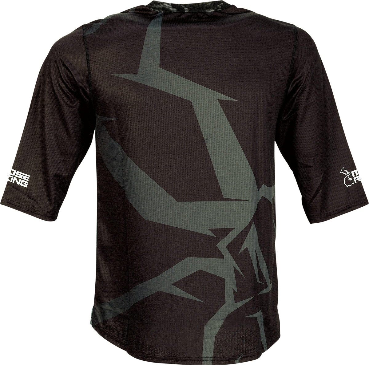 Moose Racing MTB Mountain Bike Jersey 3/4 Sleeve Black/Grey Men's Medium NEW