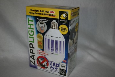 ZappLight, LED 9watt, indoor outdoor, 2 light modes, new 