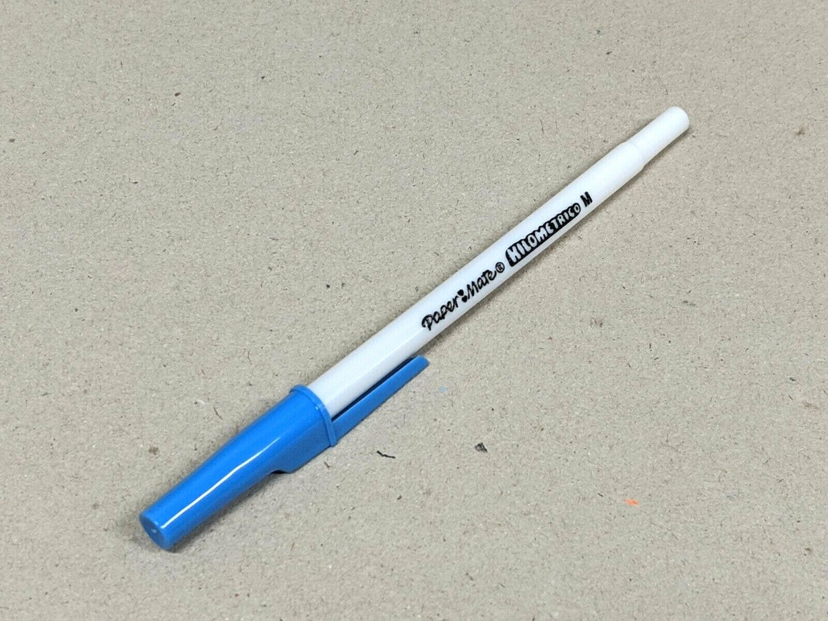 12 X PAPERMATE Kilometrico Capped Ballpoint Pens Medium M