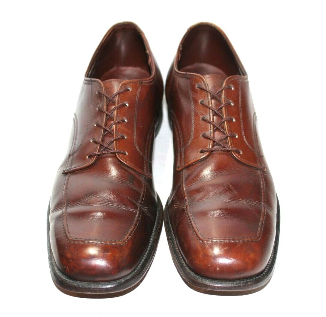 Chaussures Oxford homme FOOT SO PORT Supreme vintage cuir marron pointure 11 AAA