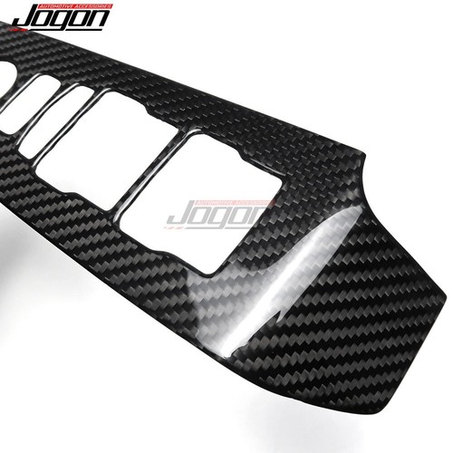Cubiertas de botón de bloqueo de ventana de puerta de carbono real para Acura Integra A-Spec tipo S 2022+ - Imagen 4 de 12