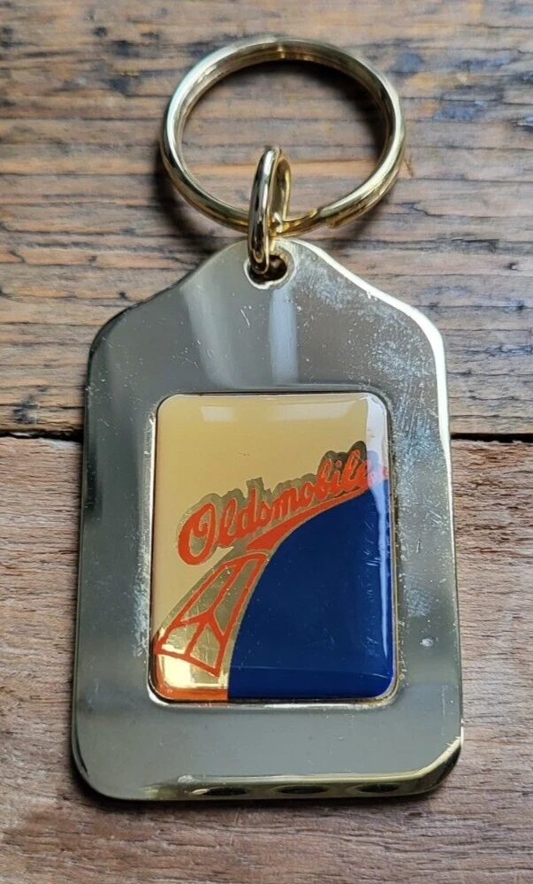 Oldsmobile porte clés laiton porte clés anneau étiquette GM Chevrolet Cadillac Cutlass Supreme ++