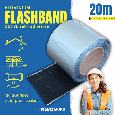 Blinkband Blitzband Dachreparatur selbstklebend Butyl (kein Bitumen) 20m