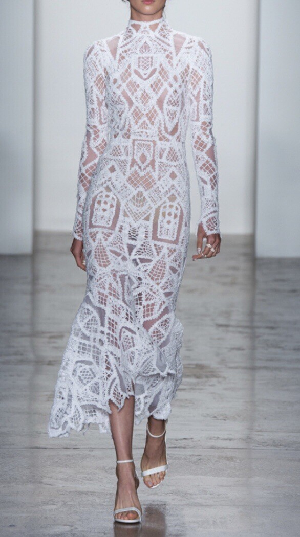 jonathan simkhai tower lace dress Jonathan Simkhai Tower Lace Dress