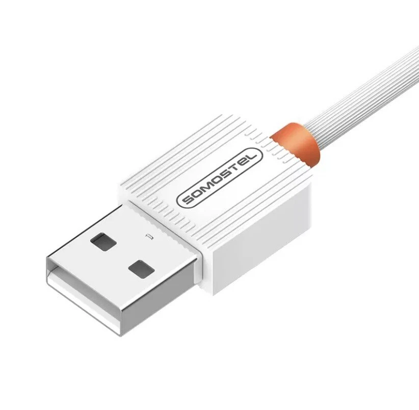 SOMOSTEL 1000mm 2.0A Type C USB Fast Charging Data Cable WHITE - Image 3 of 4