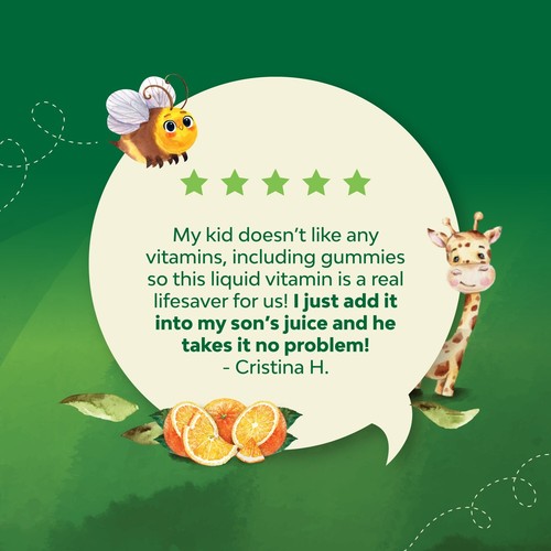 Liquid Multivitamin for Kids Immunity Support - Yummy Toddler Supplement - Picture 5 of 9