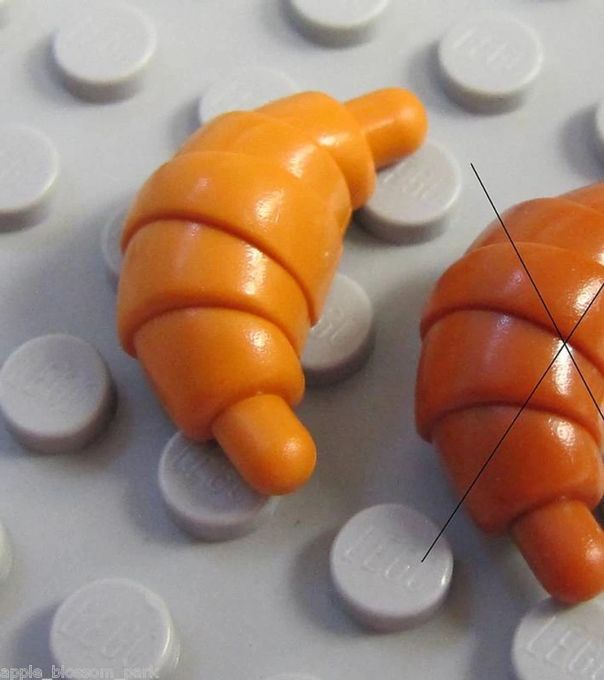 NUEVO Lego Belville CROISSANT Marrón Claro Amigos Minifigura Pan Cocina Comida RARO Foto 2 de 2