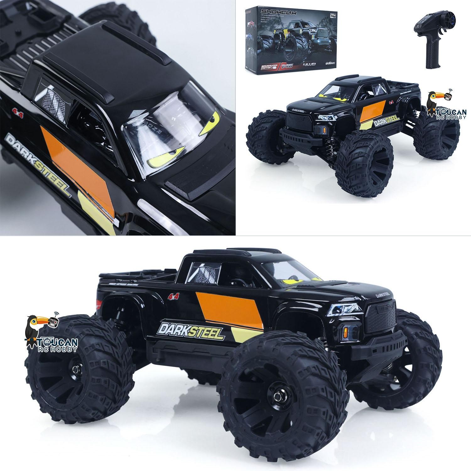 Ud1610s 4wd Monster Truck W/brushless Motor