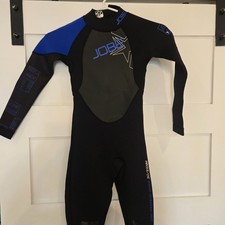 Jobe Full Wetsuit Size Youth Large Geat Condition Blue  Black Progress Series