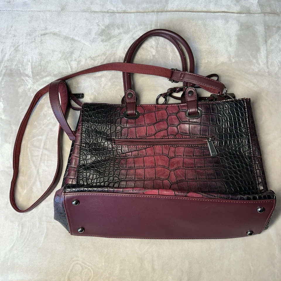 David Jones Paris Purple Shoulder And Crossbody Bag - Image 3 of 4