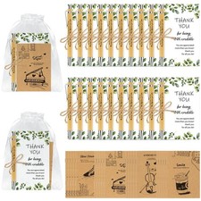 20 Sets Employee Thank You Gift Motivational Bamboo Pens w/ Inspirational Cards