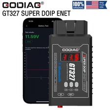GODIAG GT327 SUPER DOIP ENET ELM327 Bluetooth 4.0 OBD II Scanner Voltage Display