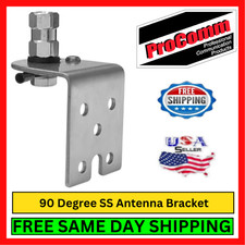Procomm Pc02-2301 Universal Antenna Mount Bracket Stainless Steel 90 W Stud