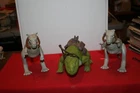 Vintage Dewback Patrol Lizard & 2 TAUNTAUN Star Wars  1979 Kenner Action Figure