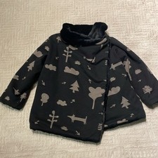 Kids Girl 5T Omamimini Faux fur jacket / pile fleece jacket - soft