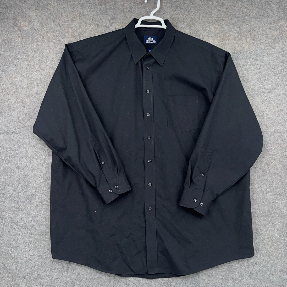 Stafford Classic Solid Short Sleeve Dress Shirts for Men for sale | eBay