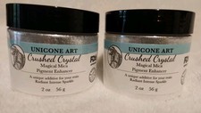 Unicone Art Crushed Crystal Pigment Enhancer Set Of 2 For Resin Art Projects