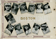 1924 Cuban Tomas Gutierrez Tobacco Premium Braves, Stengel Bancroft Marquard