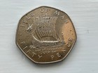 ISLE OF MAN 1979 50P AA DIE MARK