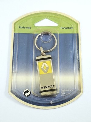 SCHLÜSSELANHÄNGER - RENAULT 2000er Jahre - Vintage NEU Ladenkonzession - Metall lackiert -