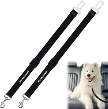 Adjustable Dog Car Seat Belt Safety Harness, Durable Nylon Pet Restraint 19-31"