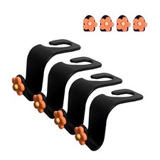 Augeny 8 PCS Car Seat Headrest Hook, Auto Seat Hook Hanger Storage Organizer,...