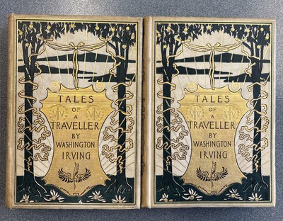 Tales Of A Traveller By Washington Irving 2 Volumes Buckthorne Edition 1895 Rare
