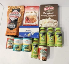 Lot of Can Food (Includes Everything Shown) Survival Sealed Protein Canned Fruit