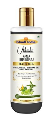 Utkrisht Khadi Amla, Bhringraj Hair Oil For All Hair Types 200ml