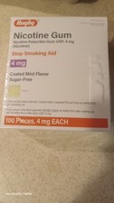 Rugby 4mg NICOTINE Gum. Mint Flavor