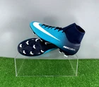 Nike Mercurial Victory VI DF FG 903609-404 US9 UK8 Blue boots Cleats mens