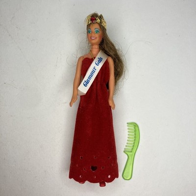 Vintage Glamor Gals Erin Crowning Beauty w/ Jewel Crown & Sash! w/ Brush Kenner