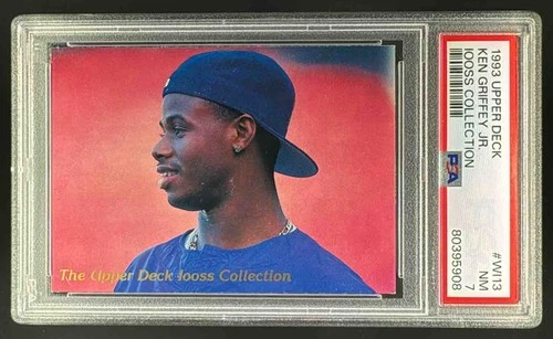 80395908 Ken Griffey Jr 1993 Upper Deck #WI 13 Iooss Collection PSA 7