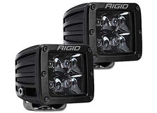 Rigid 202213blk D-series Pro Spot Midnight Surface Mount Led Light Pair