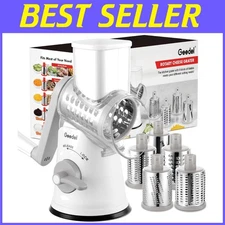 Fast Rotary Grater with 5 Interchangeable Blades