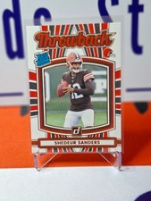 Nfl Panini Trading Cards Shedeur Sanders 2025 Donruss #2 RC, Browns