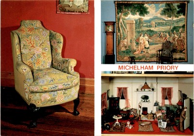 MICHELHAM PRIORY, Sussex, Judges Limited, Hastings, England, Queen Postcard