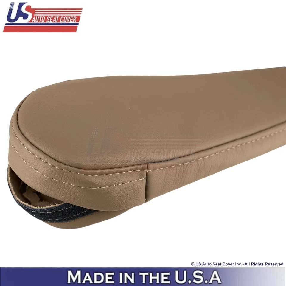 Cubierta de reposabrazos de cuero genuino para conductor Toyota Sienna 1998-2003 roble oscuro Foto 2 de 4