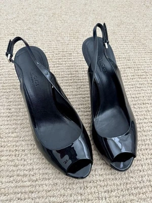 Gucci Black Sandals Size EU36 - Image 1 of 4