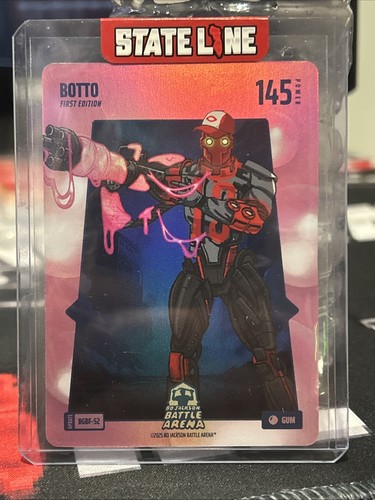 Joey Votto Botto Bo Jackson Battle Arena Bubblegum SSP Foil Variation 1st Edt