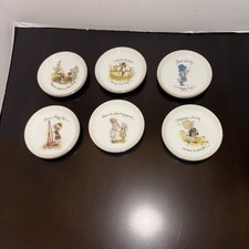 Vintage/holly hobbie /trinket dishes/6/excellent