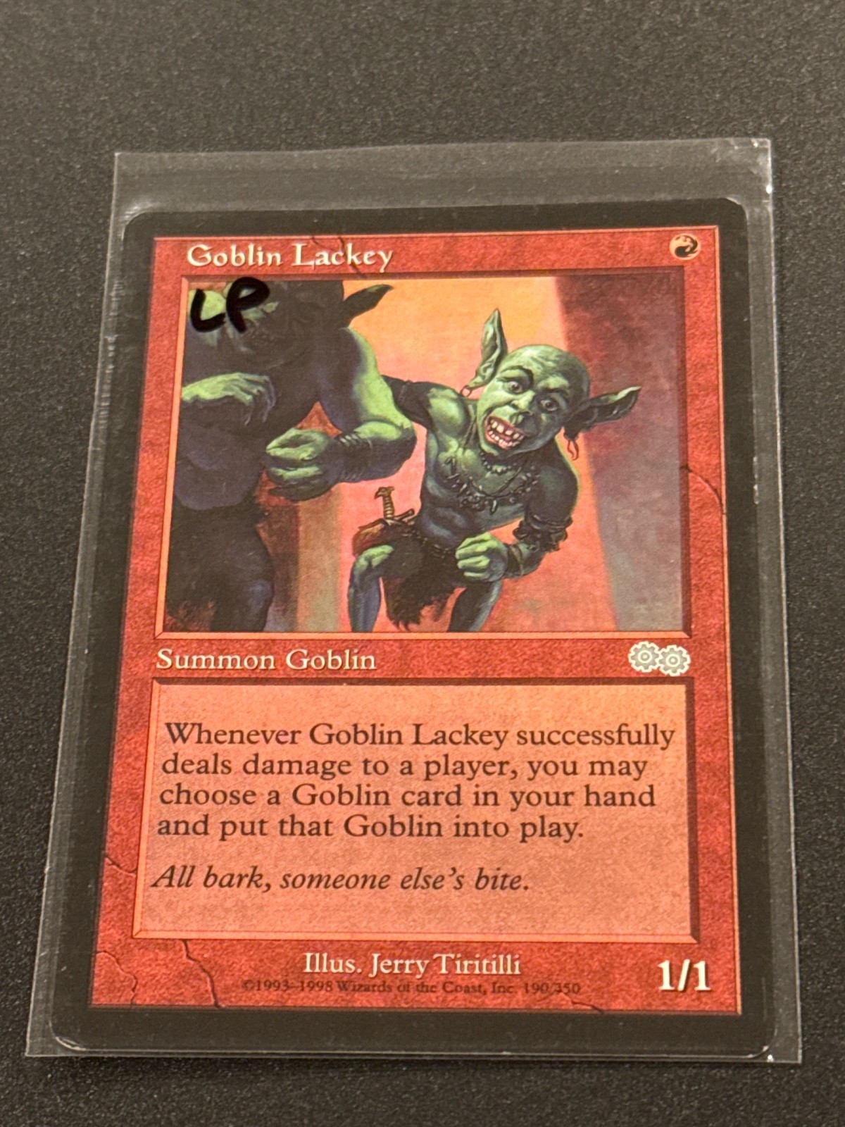 Urza's Saga Goblin Lackey MTG Magic the Gathering LP