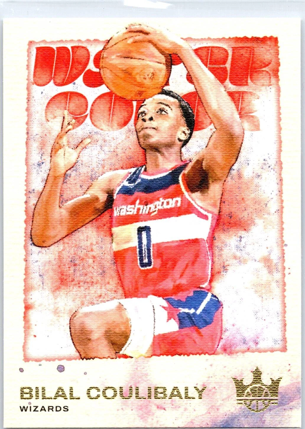 2023-24 Panini Court Kings - Water Color Bilal Coulibaly #8 (RC)