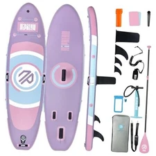  Inflatable Paddle Board with Stable Wing and Durable SUP Accessories, 10’ 