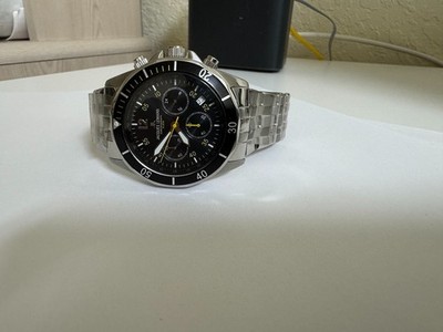 NOS Men's Jacques Lemans 1-1382 Suzuka chronograph Black dial