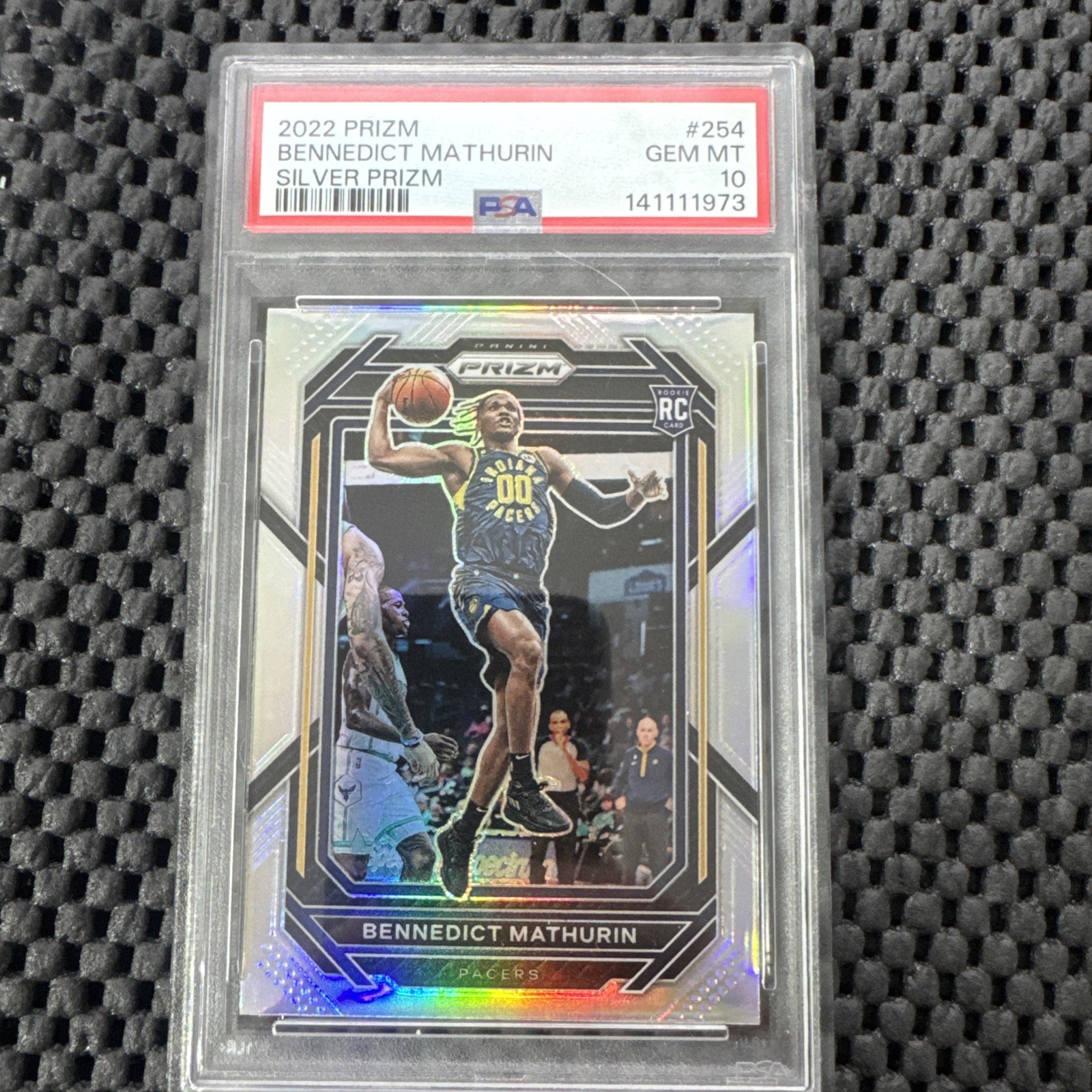 2022-23 Panini Prizm Silver Bennedict Mathurin #254 PSA 10 GEM MT Rookie RC