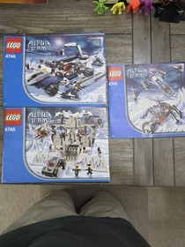LEGO ALPHA TEAM Instruction Manual lot of 3. Includes  4748, 4745, and 4746