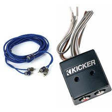 Kicker 46KISLOC K-Series Interconnect, Speaker To Rca W/ Line-Out Converter ...